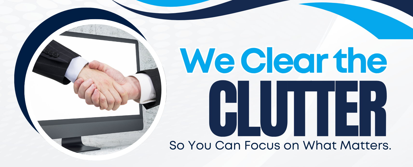 Blue and White Modern Pest Control Services Flyer